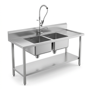 Double Bowl Sink Benches