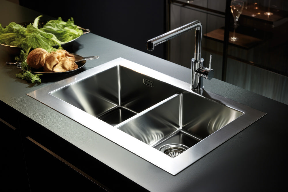 Double Bowl Dish Inlet