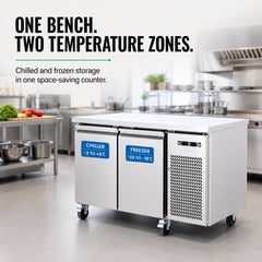 Thermaster Dual-Temperature GN Counter Refrigerator – GN2100DT — view 4