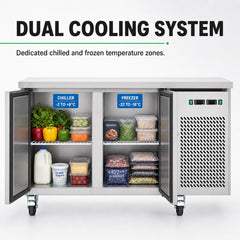 Thermaster Dual-Temperature GN Counter Refrigerator – GN2100DT — view 5
