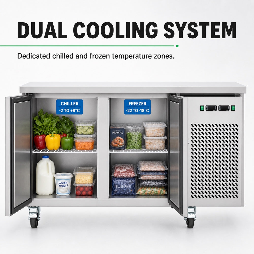 Thermaster Dual-Temperature GN Counter Refrigerator – GN2100DT — view 5