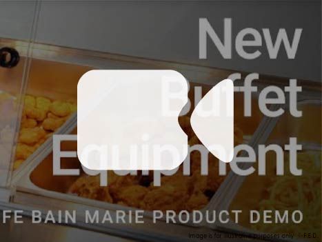 Thermaster Wet and Dry Bain Marie Display 6x1/1 GN Pans PG210FE-XG