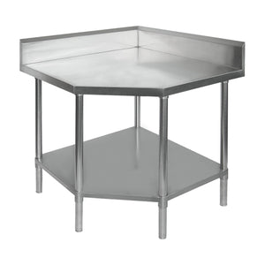 Modular Systems 0900-7-WBCB/H Corner Workbench with 100mm Splashback