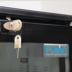 Polar G-Series Under Counter Back Bar Cooler with Hinged Doors 198Ltr GL012-A