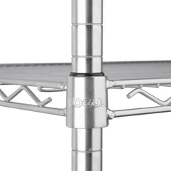 Vogue 4 Tier Wire Tower Unit Shelving Kit 460 or 610mm Depth