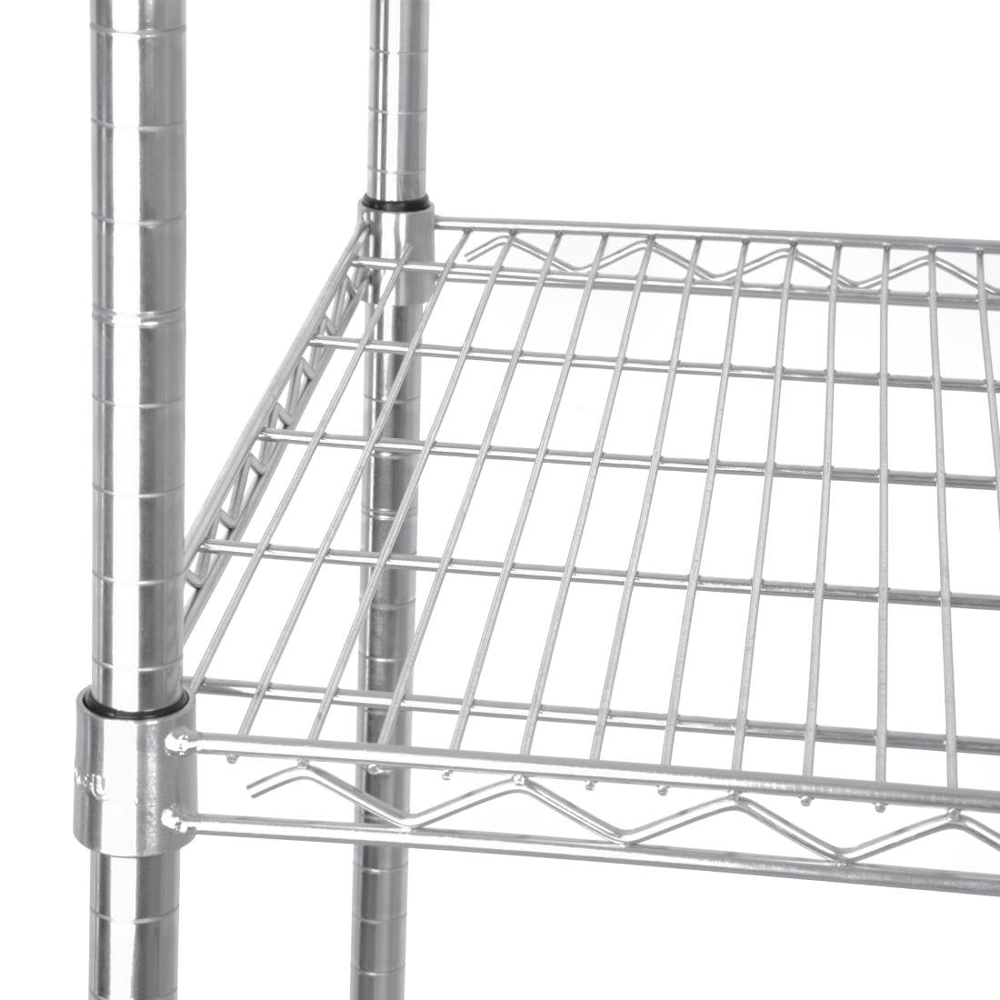 Vogue 4 Tier Wire Tower Unit Shelving Kit 460 or 610mm Depth