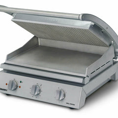 Roband Grill Station 8 slice, ribbed top plate, 13 Amp