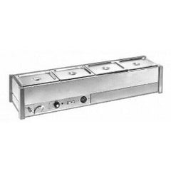 Roband Hot Bain Marie 4 x 1/2 size, pans not included, single row