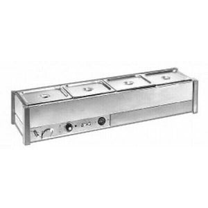 Roband Hot Bain Marie 4 x 1/2 size, pans not included, single row