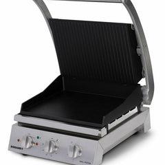 Roband Grill Station 6 slice, non stick with ribbed top plate