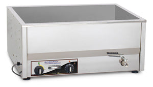 Roband Counter Top Bain Marie with thermostat 4 x 1/2 size, pans not included