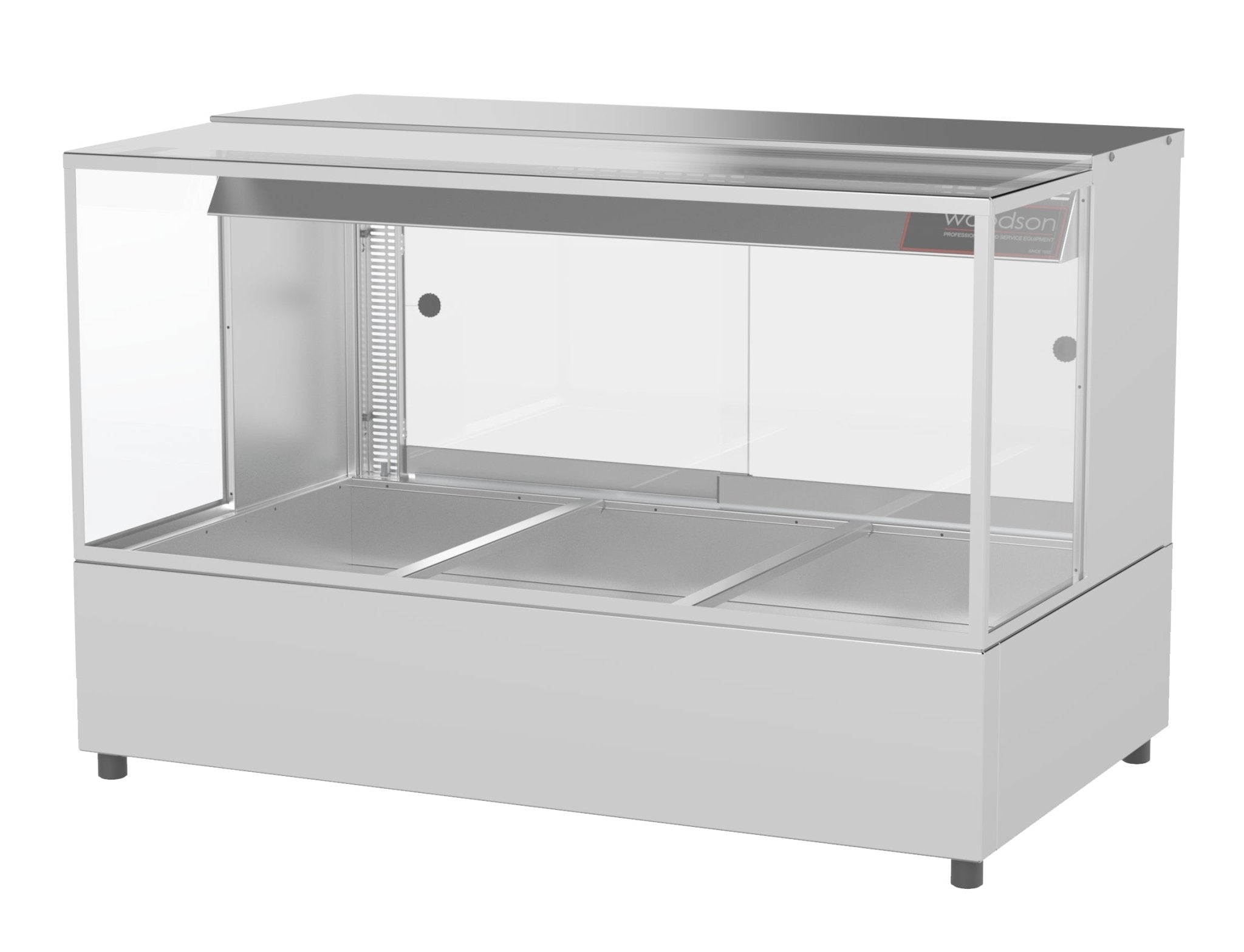 Woodson 3 Module Square Glass Hot Food Display W.HFSQ23