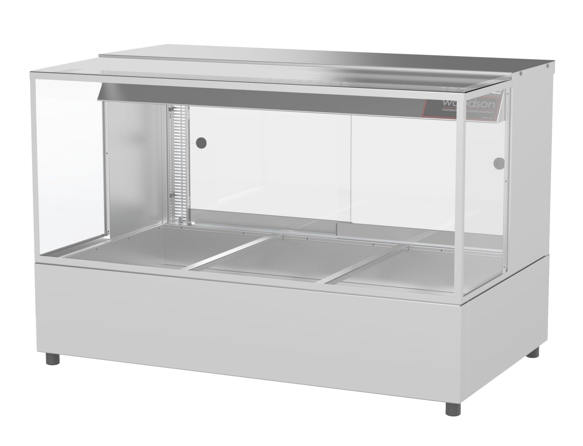 Woodson 3 Module Square Glass Hot Food Display W.HFSQ23