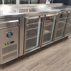 Thermaster Tropicalised Four Door Bar Fridge CM25G