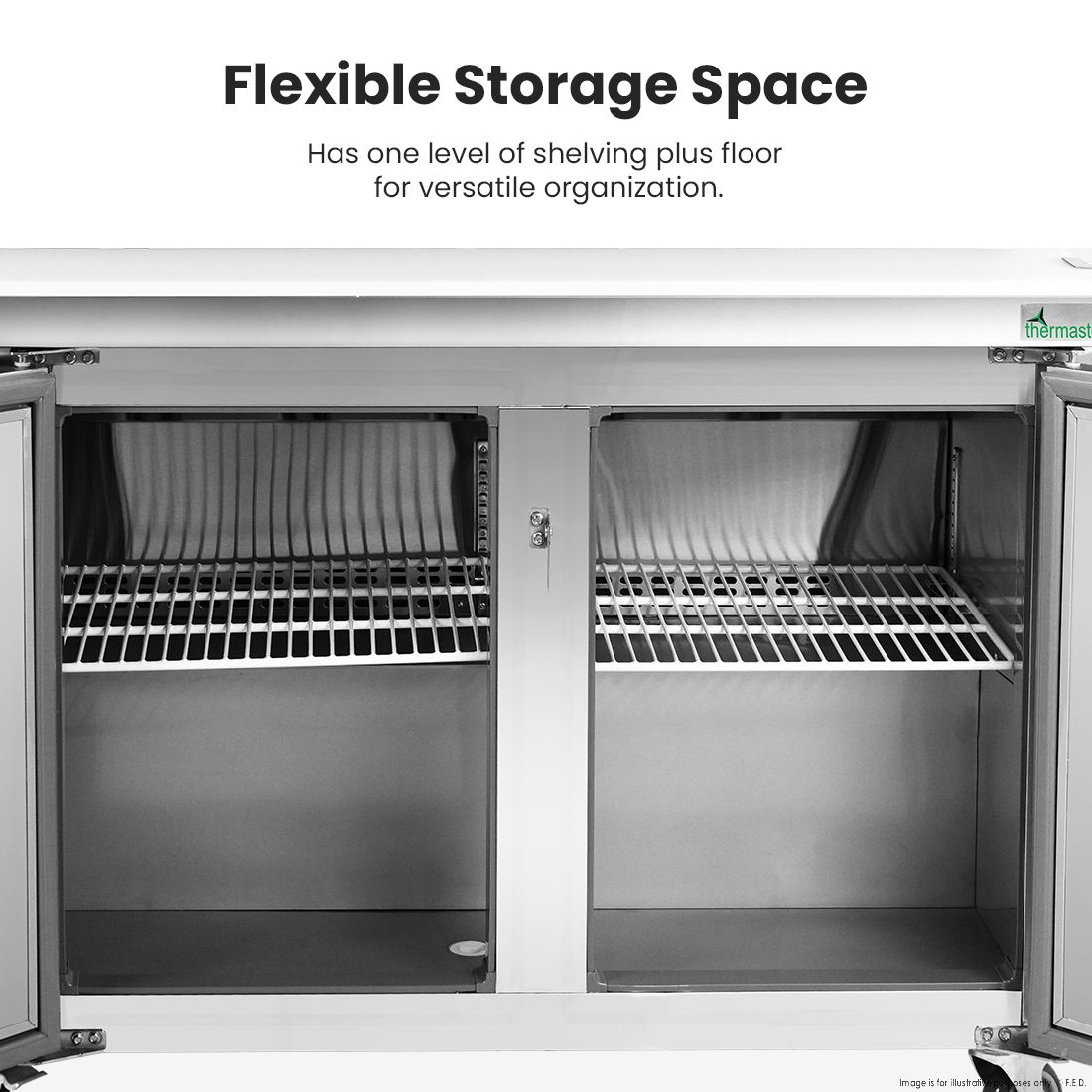 Thermaster Four Door Sandwich Bar SLB240