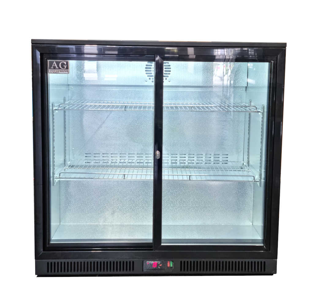 AG Twin Sliding Door Bar Fridge BEER2-SD