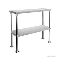 Modular Systems WBO2-1800-400 Modular System Double Tier 400mm Deep Workbench Overshelf 750mm High