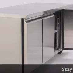 Atosa Three Door Freezer Table EPF3472