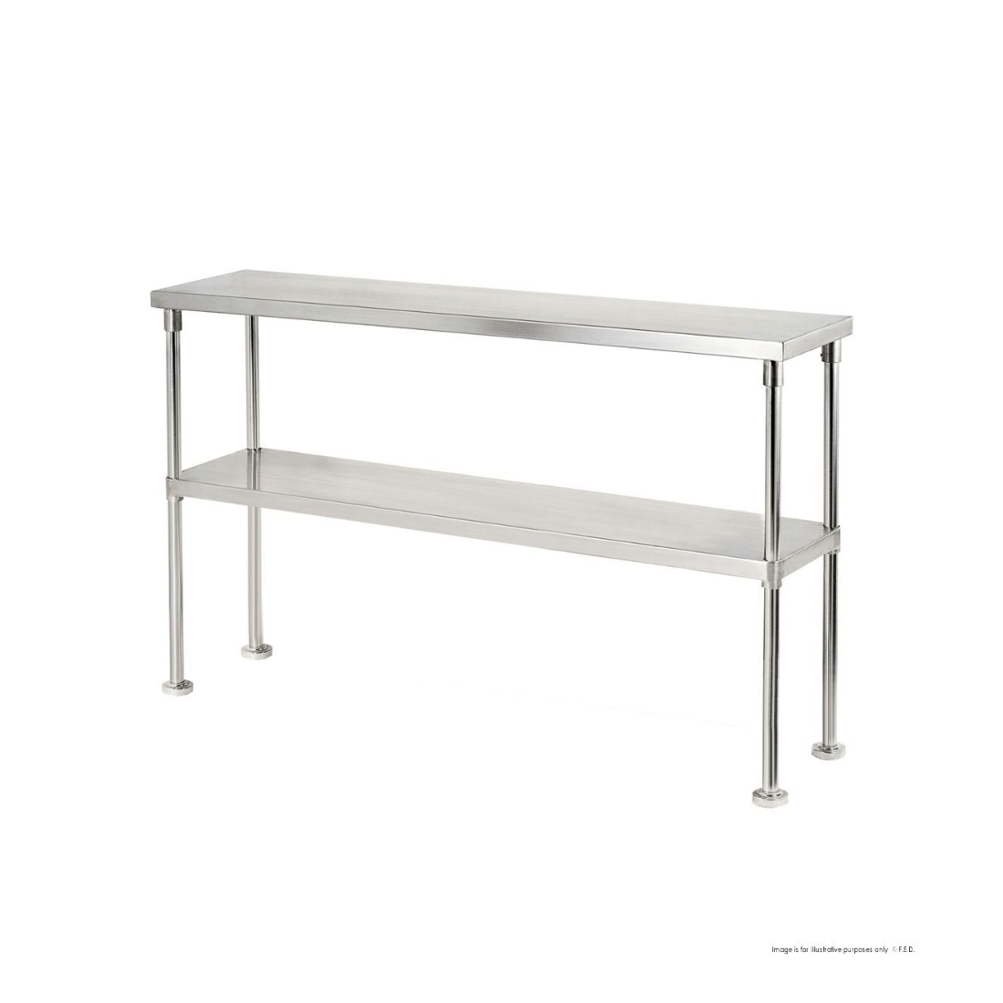 Modular Systems WBO2-1500-400 Double Tier 400mm Deep Workbench Overshelf 750mm High