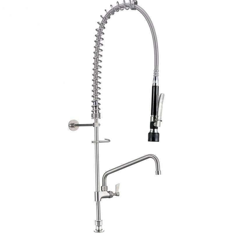 3Monkeez Stainless Steel Hob Mount No Stop Pre Rinse Unit With 12