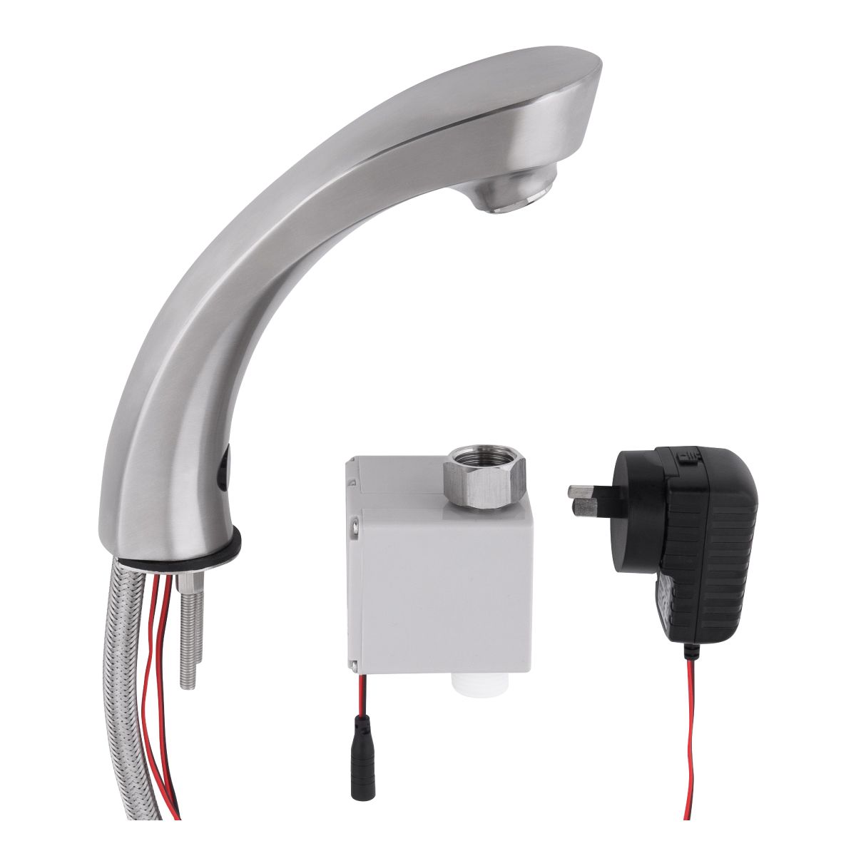 3Monkeez GUARDIAN-Stainless Steel Bench Mounted Infrared Sensor Tap. WELS 6 Star 4LPM