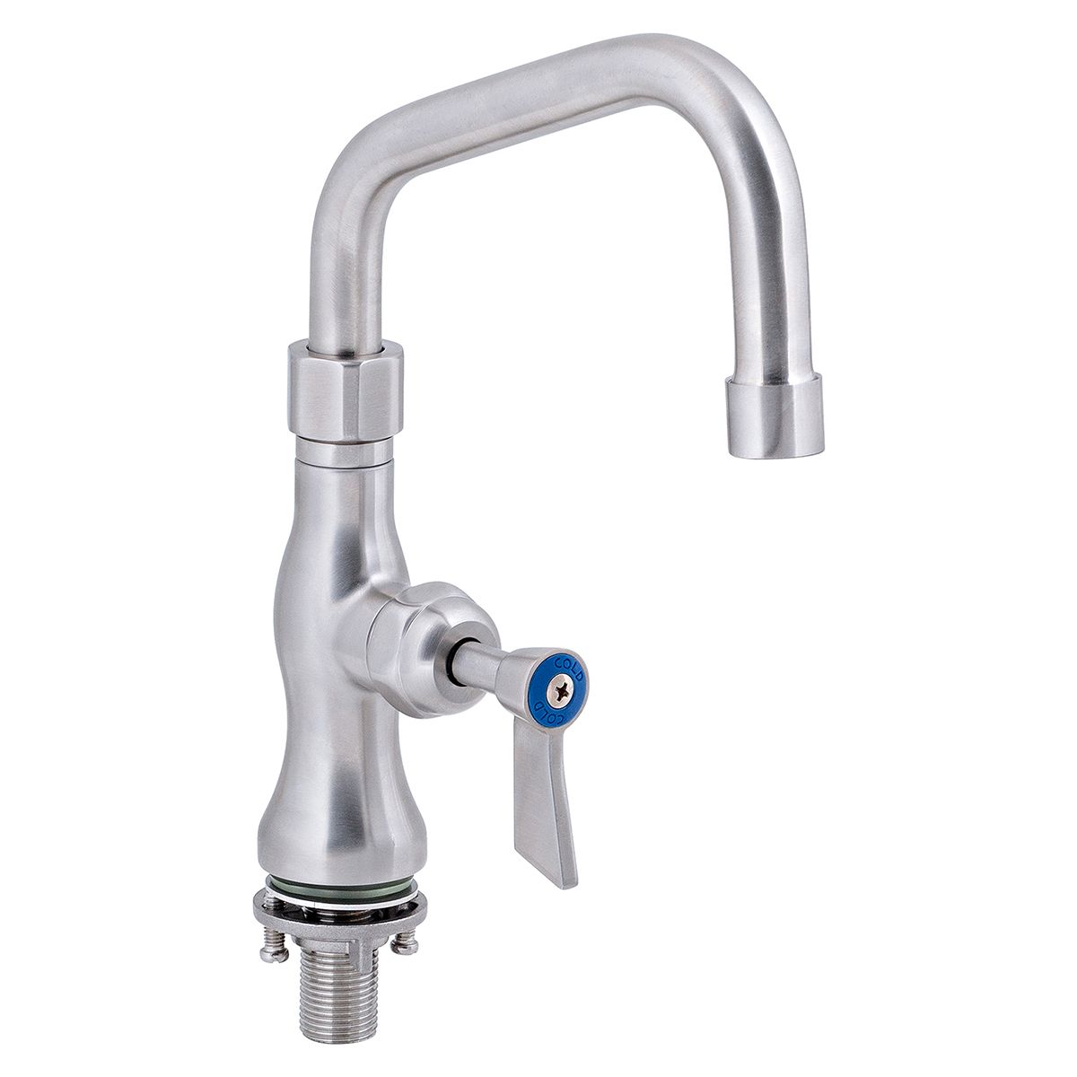 3Monkeez Stainless Steel Single Hob Mount Tap Body with Single Control Standard Swivel Spout Tap
