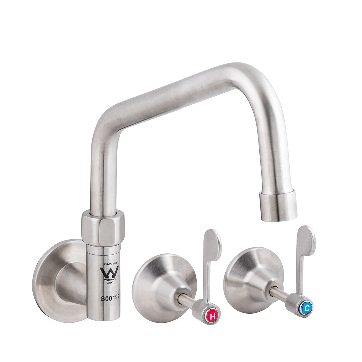 3Monkeez Stainless Steel Wall Stops and Elbow with Spout - 8
