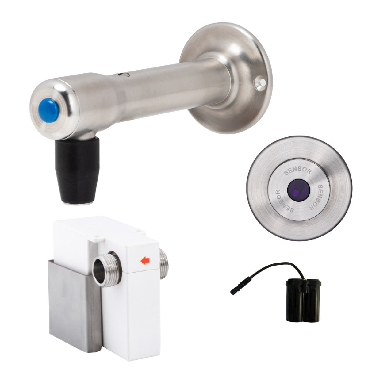 3Monkeez Wall-Mount Bottle Filler with Wall-Mount Sensor - Battery Operated - T-3MSS-BFSWB