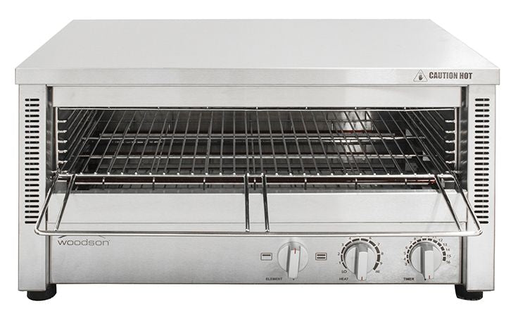 Woodson Multi-Function 15 Slice Glass Element Toaster Griller W.GTQI15