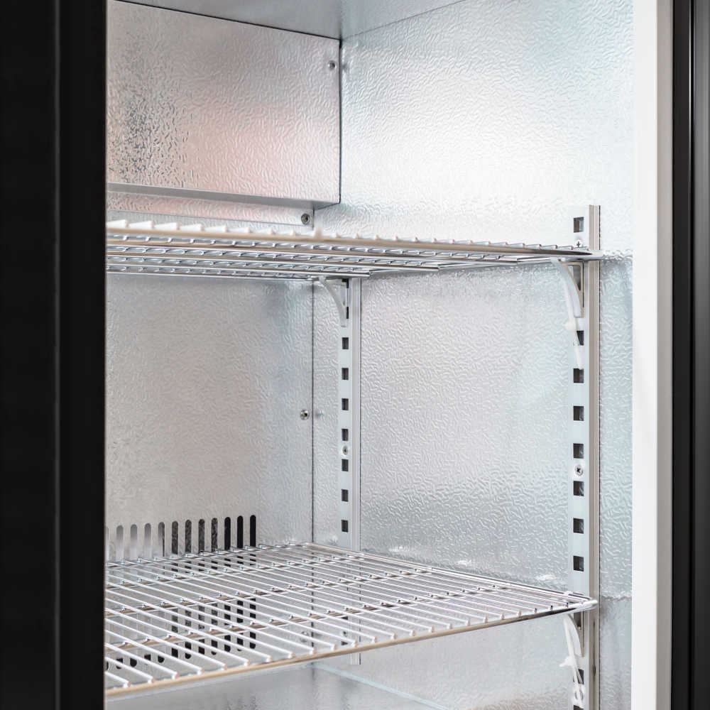 AG Three 3 Hinged Door Bar Fridge Black BEER3