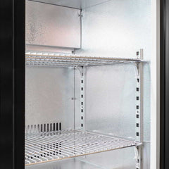 AG Twin 2 Hinged Door Bar Fridge Black BEER2
