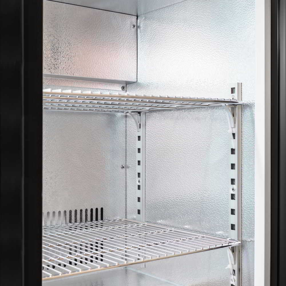 AG Twin 2 Hinged Door Bar Fridge Black BEER2