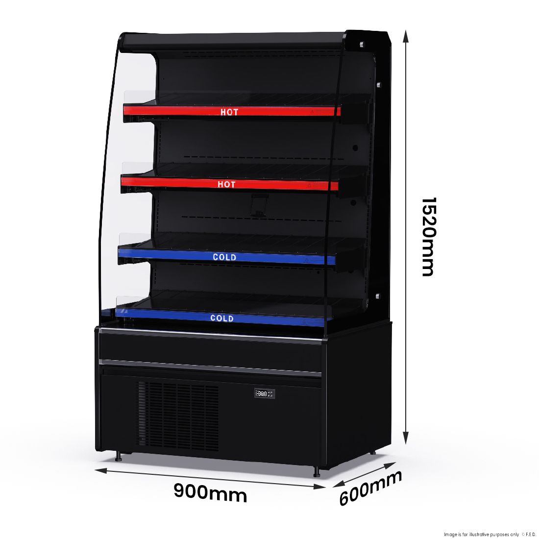 Thermaster Grab & Go Hot and Cold Cabinet – DC-900CH