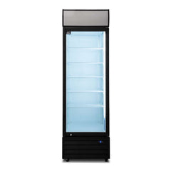 AG 420 Litre Single Door Upright Display Fridge - Glass Door