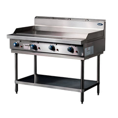 CookRite Freestanding Gas Griddle 1200mm Hotplate with Stand LPG AT80G12G-F-LPG
