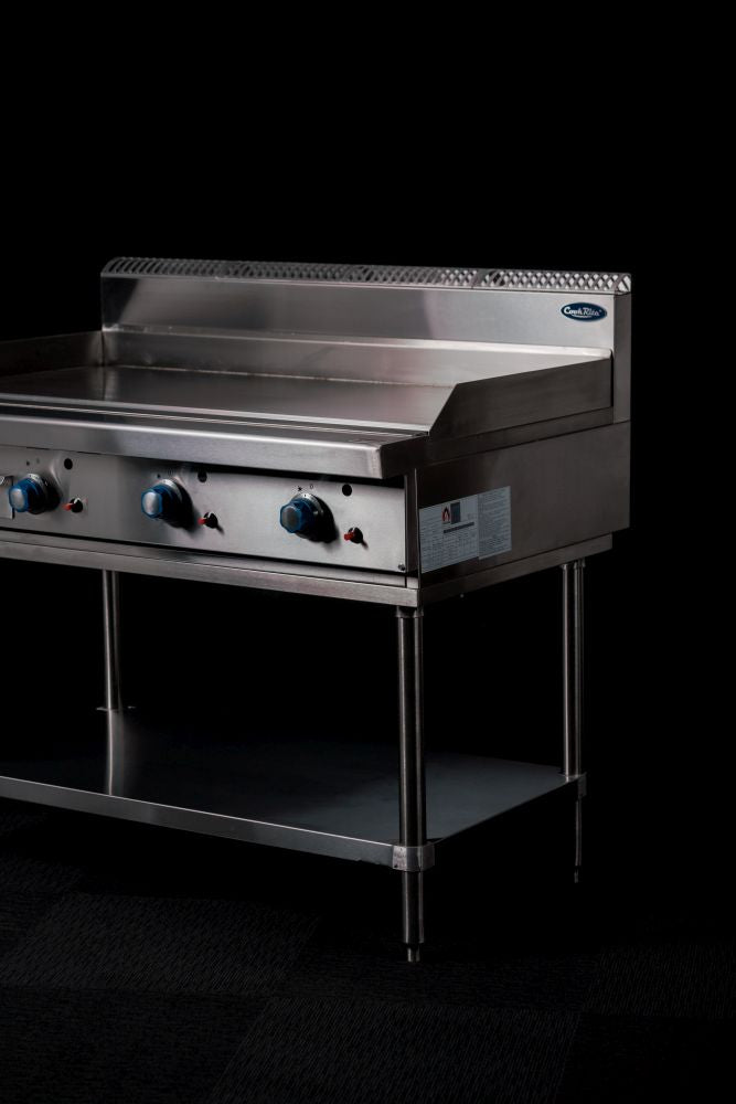 CookRite Freestanding Gas Griddle 1200mm Hotplate with Stand LPG AT80G12G-F-LPG