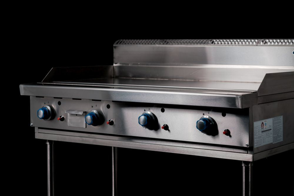 CookRite Freestanding Gas Griddle 1200mm Hotplate with Stand NG AT80G12G-F-NG