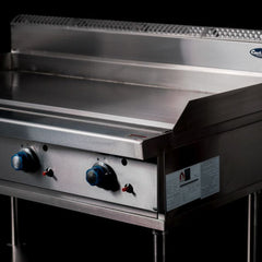 CookRite Freestanding Gas Griddle 1200mm Hotplate with Stand NG AT80G12G-F-NG