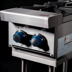 CookRite Freestanding  Gas Cooktop 2 Burners Stove with Stand LPG AT80G2B-F-LPG
