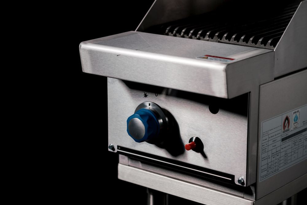 CookRite Freestanding 300 mm Radiant Char Grills with Stand LPG AT80G3C-F-LPG