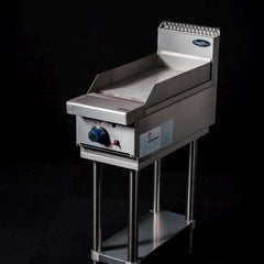 CookRite Freestanding Gas Griddle 300mm Hotplate with Stand LPG AT80G3G-F-LPG