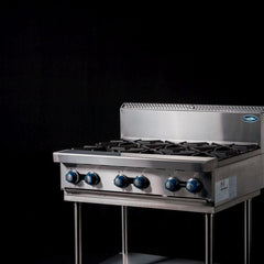 CookRite Freestanding Gas Cooktop 6 Burners Stove with Stand NG AT80G6B-F-NG