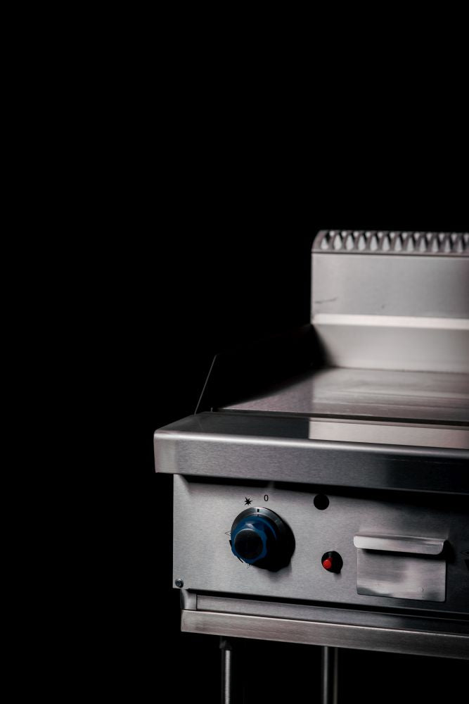 CookRite Freestanding 600mm Gas Griddle Hotplate with Stand NG AT80G6G-F-NG