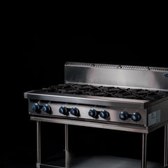 CookRite Freestanding Gas Cooktop 8 Burners Stove with Stand LPG AT80G8B-F-LPG