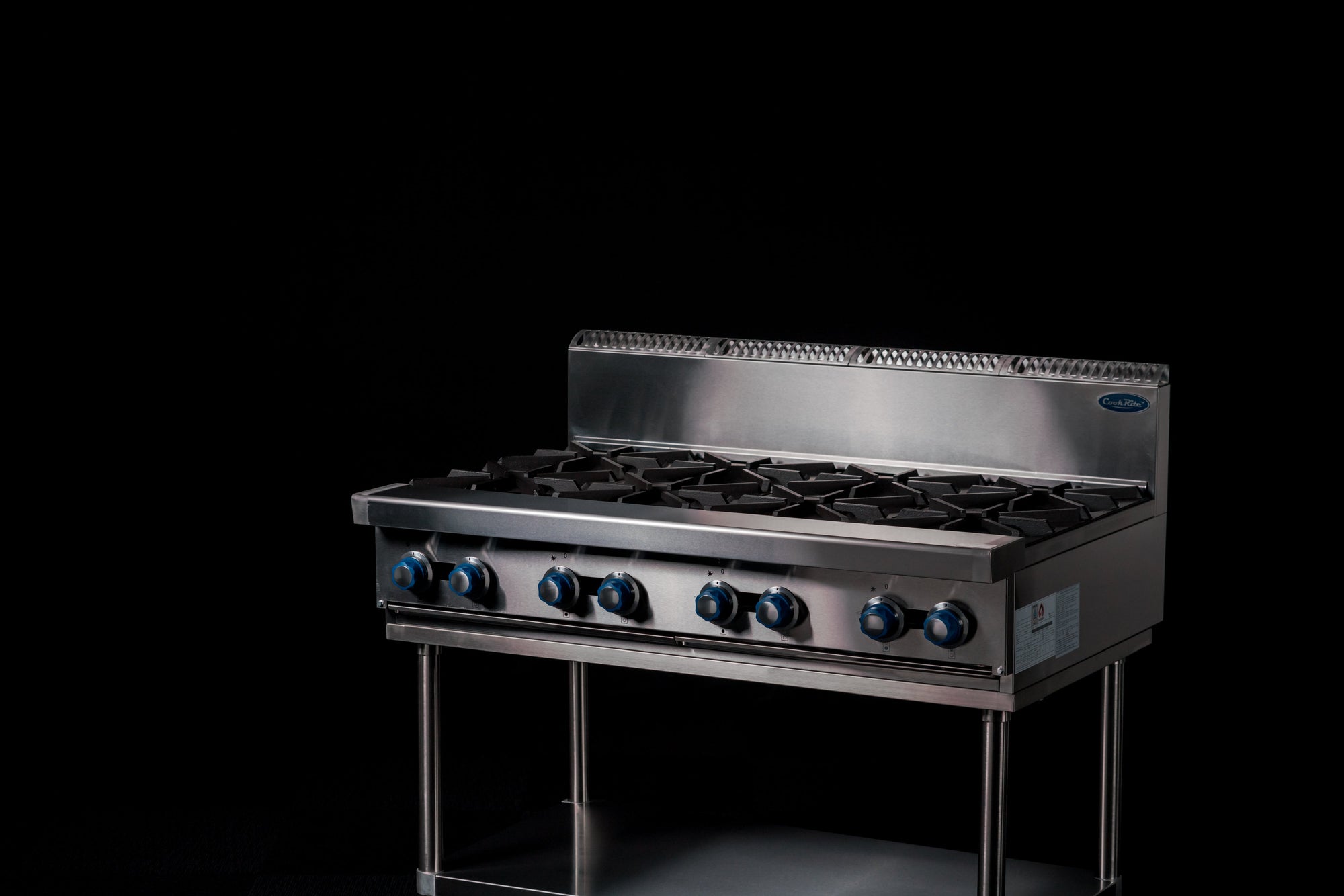 CookRite Freestanding Gas Cooktop 8 Burners Stove with Stand LPG AT80G8B-F-LPG