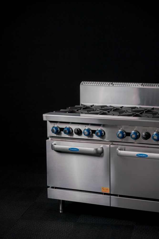 CookRite Freestanding Gas Stove 8 Burners Cooktop With Oven NG AT80G8B-O-NG