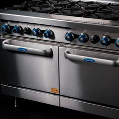 CookRite Freestanding Gas Stove 8 Burners Cooktop With Oven LPG AT80G8B-O-LPG