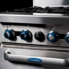 CookRite Freestanding Gas Stove 8 Burners Cooktop With Oven NG AT80G8B-O-NG