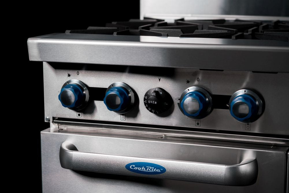 CookRite Freestanding Gas Stove 8 Burners Cooktop With Oven NG AT80G8B-O-NG