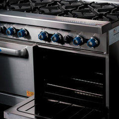 CookRite Freestanding Gas Stove 8 Burners Cooktop With Oven LPG AT80G8B-O-LPG